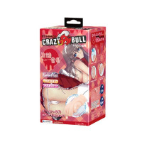 Мастурбатор вагина самосмазывающийся Crazy Bull бежевый, 13.5 х 5.5 см