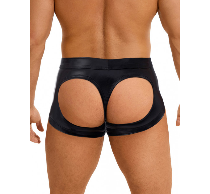 Чоловічі труси Star Night з відкритими сідницями, чорні, M
