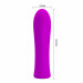 Мини-вибратор PRETTY LOVE Alfreda 12 режимов, розовый, 10.2 х 2.6 см