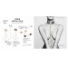 Ожерелье-ошейник с цепочкой Bijoux Indiscrets золотое, 59 см