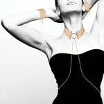 Ожерелье-ошейник с цепочкой Bijoux Indiscrets золотое, 59 см