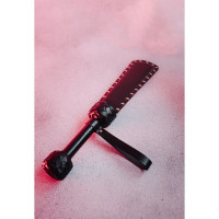 Паддл із заклепками та петелькою на ручці Candy Hero PDL1, шкіра, чорний, 41 см