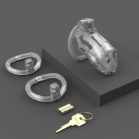 Пояс верности пластик с 3-мя кольцами Прозрачный Sevanda Lockink