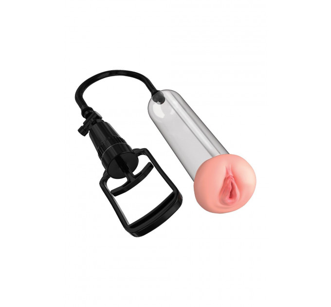 Помпа вакуумна Pipedream Pump Worx Beginner's Pussy прозора, 48.5 см