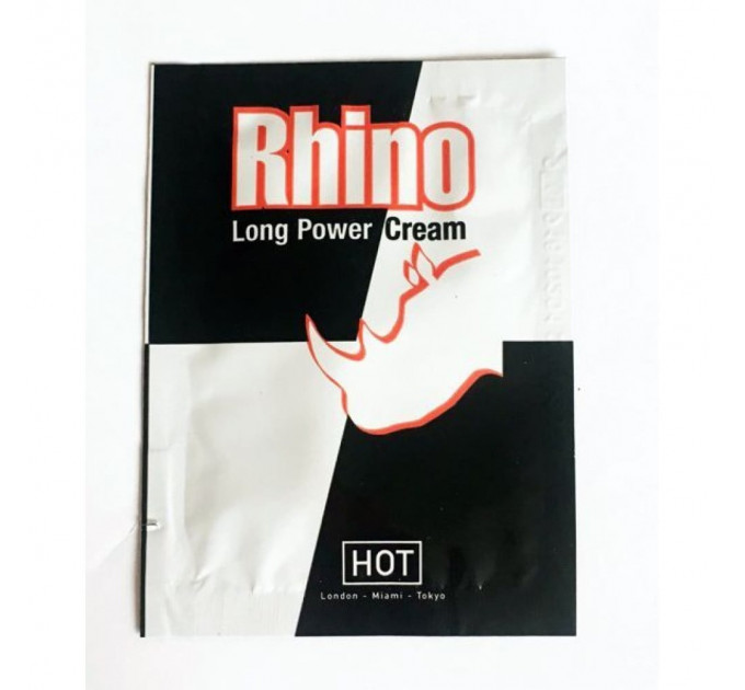 Продлевающий крем HOT Rhino Long power Cream (пробник), 3 мл