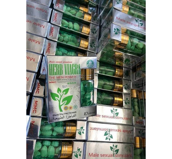 Таблетки для потенції Herb Viagra за 1 упаковку (10табл.)