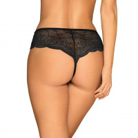 Трусики Obsessive-Pearlove figi czarne XS/S