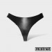 Трусики из кожи RESTRICT Dominus матовые, черные
