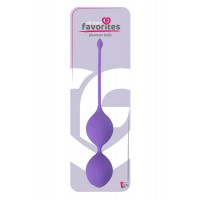 Вагинальные шарики со смещенным центром тяжести Dream toys All Time Favorites фиолетовые