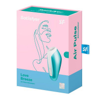 Вакуумний кліторальний стимулятор Satisfyer Love Breeze Sucking, блакитний