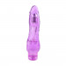 Вибромассажер реалистичный Chisa Jelly Crystal Precious на батарейках, фиолетовый