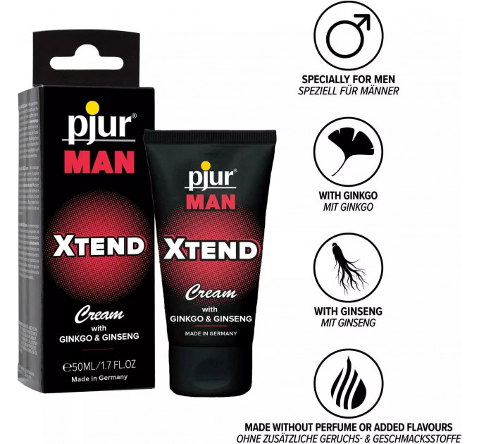 Збудливий крем 50 мл Pjur Man Xtend Cream для чоловіків