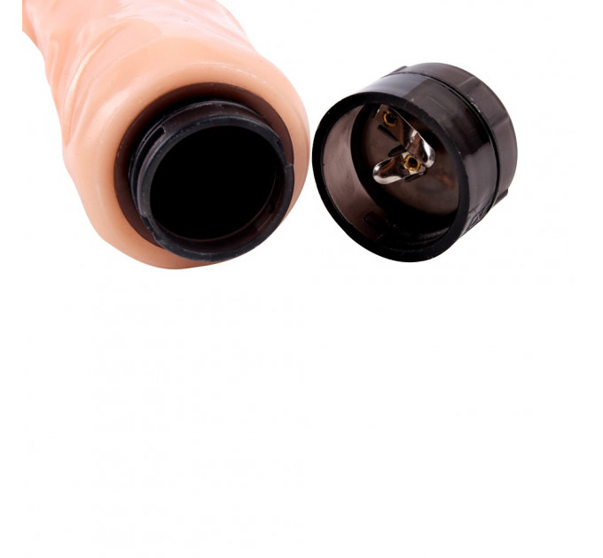 Вибратор реалистичный большого размера Chisa Real Touch XXX Vibration Hard On, бежевый