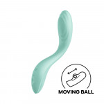 Вибратор с подвижным шариком Satisfyer Rrrolling Pleasure для точечной стимуляции точки G, мятный
