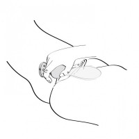 Вибратор Shunga Sanya с ручкой на подсветке, черный, 18.5 см х 3.8 см