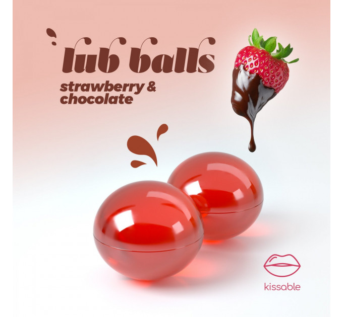 Взрывные шарики со вкусом клубники и шоколада Balls lub strawberry&chocolate