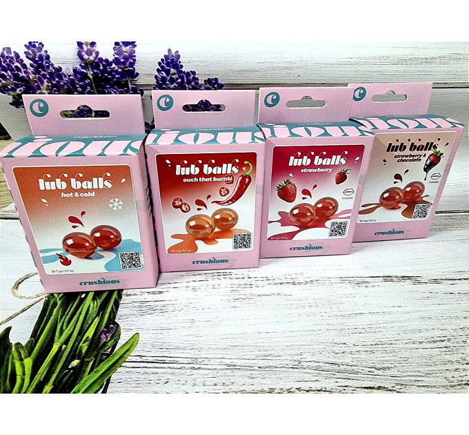 Взрывные шарики со вкусом клубники и шоколада Balls lub strawberry&chocolate