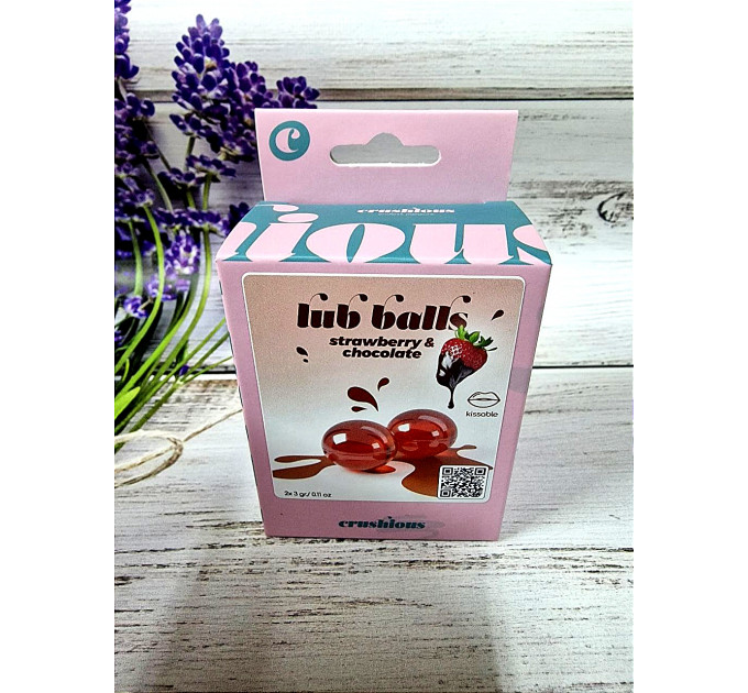 Взрывные шарики со вкусом клубники и шоколада Balls lub strawberry&chocolate