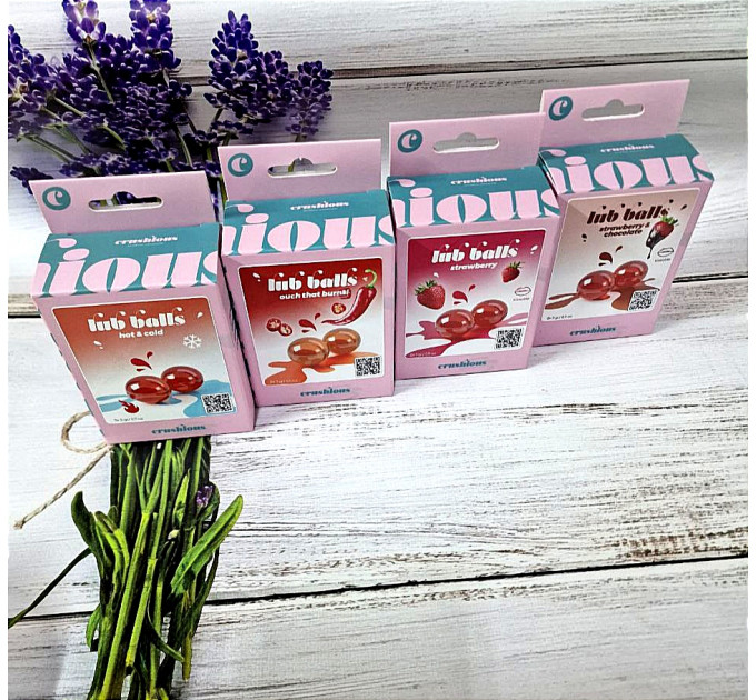 Взрывные шарики со вкусом клубники и шоколада Balls lub strawberry&chocolate