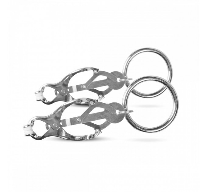 Зажимы для сосков с кольцами EasyToys Clover Clamps With Clips