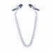Зажимы на соски DS Fetish Nipple clamps iron L silver 64 g