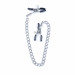 Зажимы на соски DS Fetish Nipple clamps iron L silver 64 g