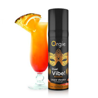 Жидкий вибратор со вкусом коктейля СЕКС НА ПЛЯЖЕ Orgie DUAL VIBE!, 15 мл Жидкий вибратор со вкусом коктейля СЕКС НА ПЛЯЖЕ Orgie DUAL VIBE!, 15 мл
