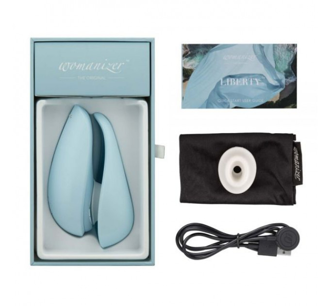 Бесконтактный стимулятор клитора Womanizer Liberty Powder Blue