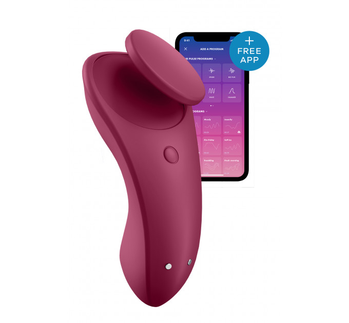 Вибратор в трусики с функцией управления смартфоном Satisfyer Sexy Secret