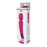Вибромассажер микрофон с изогнутой ручкой Dream toys Gorgeus Magenta, розовый