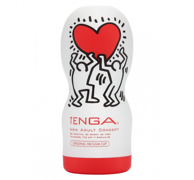 Мастурбатор в колбі tenga KEITH HARING ORIGINAL vacuum CUP
