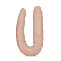 Фалоімітатор подвійний Dr. SKIN DR. DOUBLE 18INCH VANILLA