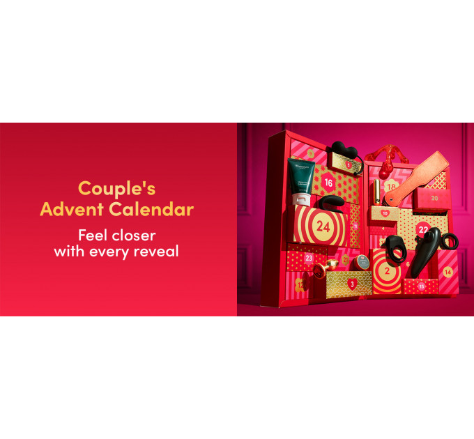 Адвент-календар для пар Lovehoney X Womanizer We-Vibe Couple's Advent Calendar 2025, 24 предмета