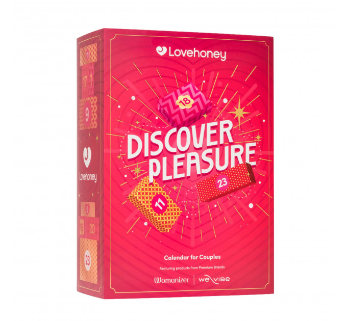 Адвент-календар для пар Lovehoney X Womanizer We-Vibe Couple's Advent Calendar 2025, 24 предмета