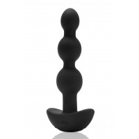 Анальные шарики с пультом, 2 мотора B-Vibe TRIPLET ANAL BEADS, черные Анальные шарики с пультом, 2 мотора B-Vibe TRIPLET ANAL BEADS, черные