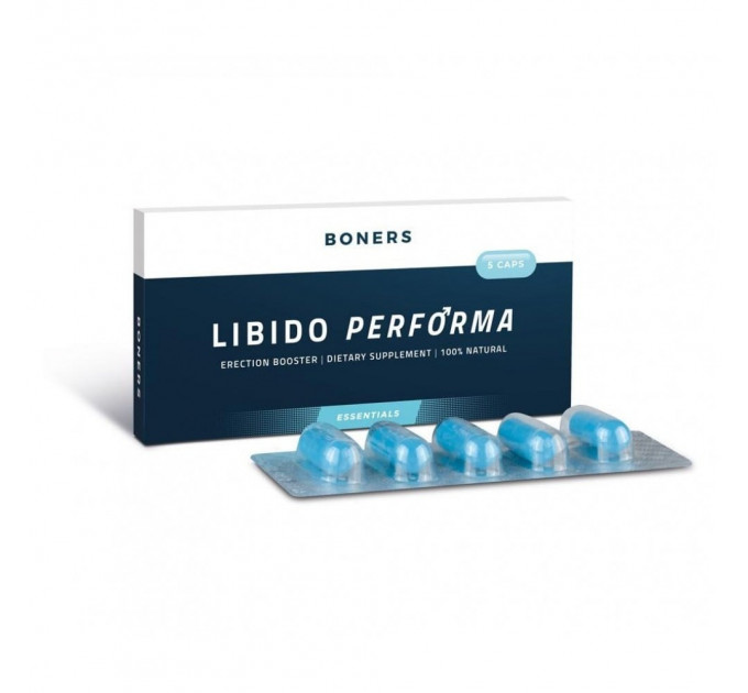 Таблетки для ерекції Boners Libido Performa Erection Booster, 5 шт