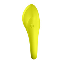 Эрекционное кольцо с вибрацией Satisfyer Spectacular Duo желтое