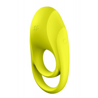 Эрекционное кольцо с вибрацией Satisfyer Spectacular Duo желтое