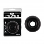 Эрекционное кольцо Chisa GK Power Fat O Cock Ring # 2, черное