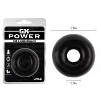 Эрекционное кольцо Chisa GK Power Fat O Cock Ring # 2, черное