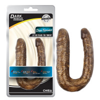 Фаллоимитатор двойной Chisa Dark Muscle, золото