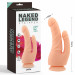 Фаллоимитатор двойной на присоске Chisa Naked Legend Stripper 8.5, бежевый