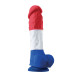 Фаллоимитатор силикон NS Novelties COLOURS PLEASURES TRICOLOR 8" DILDO