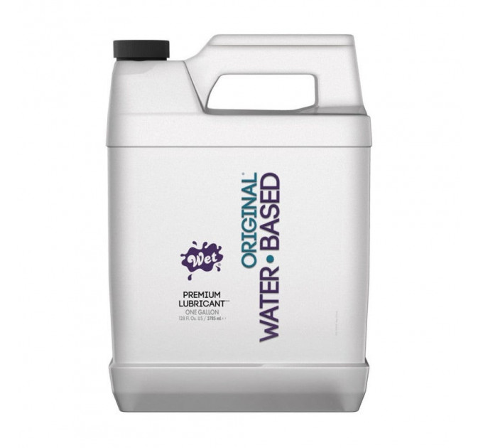 Лубрикант универсальный WET Original One Gallon на водной основе, 3785 мл (с дозатором)