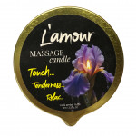 Массажная свеча L'amour Iris Amber Milk золотая, 70 мл