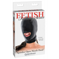 Маска эластичная Fetish Fantasy Series с отверстием для рта, черная, One Size