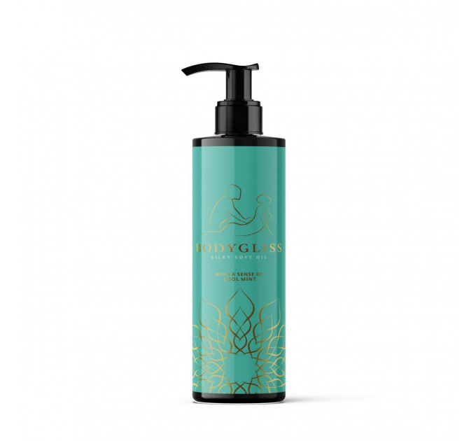Массажное масло и лубрикант BODYGLISS с ароматом мяты 150 ML