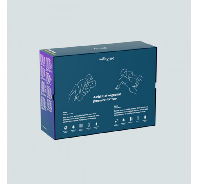 Набор смарт игрушек We-Vibe Date Night кольцо Pivot и вибратор Nova 2 Green