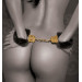 Наручники с мехом FF Gold Deluxe FURRY CUFFS