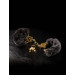 Наручники с мехом FF Gold Deluxe FURRY CUFFS